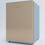 Jamuna JE-XX-1B5JF Glass Refrigerator Glossy Shining Copper Golden image