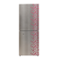Jamuna JR-LES624800 Refrigerator Glossy Shining Gray Silver Flower image