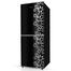 Jamuna JR-LES626600 Refrigerator Glossy Shining Black Flower image