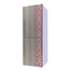 Jamuna JR-LES632800 Refrigerator Glossy Shining Gray Silver Flower image