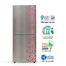 Jamuna JR-LES632800 Refrigerator Glossy Shining Gray Silver Flower image