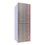 Jamuna JR-LES632800 Refrigerator Glossy Shining Gray Silver Flower image