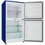 Jamuna JR-UES622500 CD Glass Refrigerator Blue Lily Leaf image