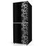 Jamuna JR-UES626300 Refrigerator Glossy Shining Black Flower image