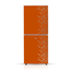 Jamuna JR-UES626300 Refrigerator Glossy Shining Orange Flower image