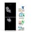 Jamuna JR-UES632900 CD Refrigerator Black Lily Leaf image