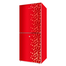 Jamuna JR-UES632900 Refrigerator Glossy Shining Red Flower image