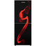 Jamuna JR-XXB-LS62D8 QD Glass Refrigerator Black Blaze image