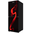 Jamuna JR-XXB-LS62D8 QD Glass Refrigerator Black Blaze image