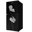 Jamuna JR-XXB-US62B5 QD Glass Refrigerator Black Lily Leaf image