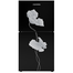 Jamuna JR-XXB-US62B5 QD Glass Refrigerator Black Lily Leaf image