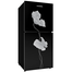 Jamuna JR-XXB-US62B5 QD Glass Refrigerator Black Lily Leaf image