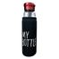 Jazz Style Water Bottle, Aluminum Cap with Glass - 550ml image