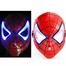 Jim And Jolly Super Hero Spiderman Mask With Light - Red image