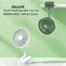 Jisulife FA13R Rechargeable Clip Fan 8000mah - White Color image