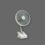 Jisulife FA13R Rechargeable Clip Fan 8000mah - White Color image