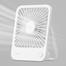 Jisulife FA26 Rechargeable Ultra Thin Desktop Fan 4500mah - White Color image