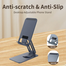 Jmary MK60 Rotating Stable and Antiskid Wide Compatibility foldable Desktop Holder For Mobile and Tablet image