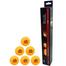 Joerex Table Tennis Ball Orange 6 Pcs image