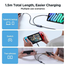 Joyroom SA21-1T2 Speedy Series 100W 2-in-1 Fast Charging Cable (Type-C to Dual Type-C) – 1.5m image