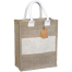 Jute Shopping Bag Natural 10x12 Inch image