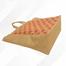 Jute Shopping Bag Natural And Red 14x17x8 Inch image