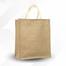 Jute Shopping Bag Natural And White 10x12 Inch image