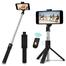 K07 Flexible Selfie Stick Tripod Stand Bluetooth Remote Control For Phone Camera - Mobile Stand image
