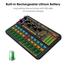 K500 Portable Live Sound Card Voice Changer Device Audio Mixer Built-in Multiple Sound Effects Rechargeable Battery BT Connection for Smartphone Computer Live Streaming image