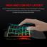 K7 One-handed Game Keyboard Wired Keyboard Streaming Color RGB light Ergonomic Hand Rest Keyboard Black image