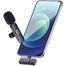 K9 Wireless Lavalier Microphone Upgraded Plug-Play Auto-Syncs Mic For Vlogs Interview Youtubers (NO APP or Bluetooth Needed) image