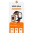 KD99 Ultra Smart Watch With Bluetooth Calling - Orange Color image