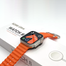 KD99 Ultra Smart Watch With Bluetooth Calling - Orange Color image