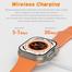 KD99 Ultra Smart Watch With Bluetooth Calling - Orange Color image