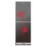 KONKA Refrigerator-KRB-270VB- Glass Mirror Red Tulip, Bottom Freezer (270 LTR) image