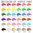 Keep Smiling 36Colors 30ml Professional Acrylic Paint Set image