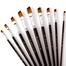 Keep Smiling Artist Long Handle Brush Set Angular, 9 pcs image