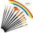 Keep Smiling Artist Paint Brush Set Of 12 Pcs image