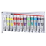 Keep Smiling Artists Acrylic's Color 12x12ml 13 Pcs Mix Brush 1 Set Artists Round Color Platte 1 Pcs image