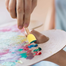 Keep Smiling Foam Brush Yellow - 3 pcs image
