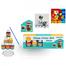 Keep Smiling Glass Color Paint Set, Colours 6 pcs, Brush 1 pc, Palette 1 pc image