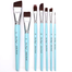 Keep Smiling Paint Brush Set Nylon Hair Artist Paint Brushes Wooden Handle Paintbrush - 12 pcs image