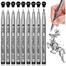 Keep Smiling Pigment Liner Pen - 9Pcs image