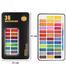 Keep Smiling Watercolor Set in Tin Box 36 Colors - Black Color Tin Box image