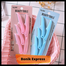 Keli Beauty Tools Eyebrow Razor 4 Pcs - Blue image