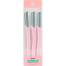Keli New Fashion Women Body Hair Razor Blade Shaver With lid Eyebrow Trimmer 3 Pcs image