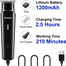 Kemei Km-1115 Fast Usb Charging Mini Design Hair Clipper image