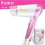 Kemei Professional Hair Dryer Hot and Cool Medium size heavy duty 1600watts image