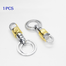 Key Chain Pendent Ring Holder Metal Golden And Silver image