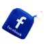 Key Ring, Extra Cute, Extra Soft, Adorable, Best For Gift, Hanging On Bag /Purse/Bike (key_ring_4inch_fb) Facebook image
